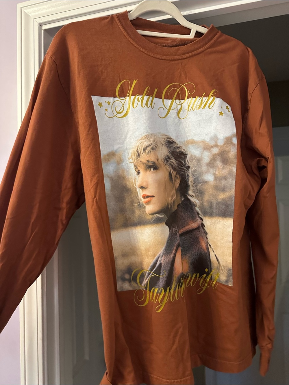 Taylor Swift EVERMORE GOLD RUSH LONGSLEEVE T-SHIRT